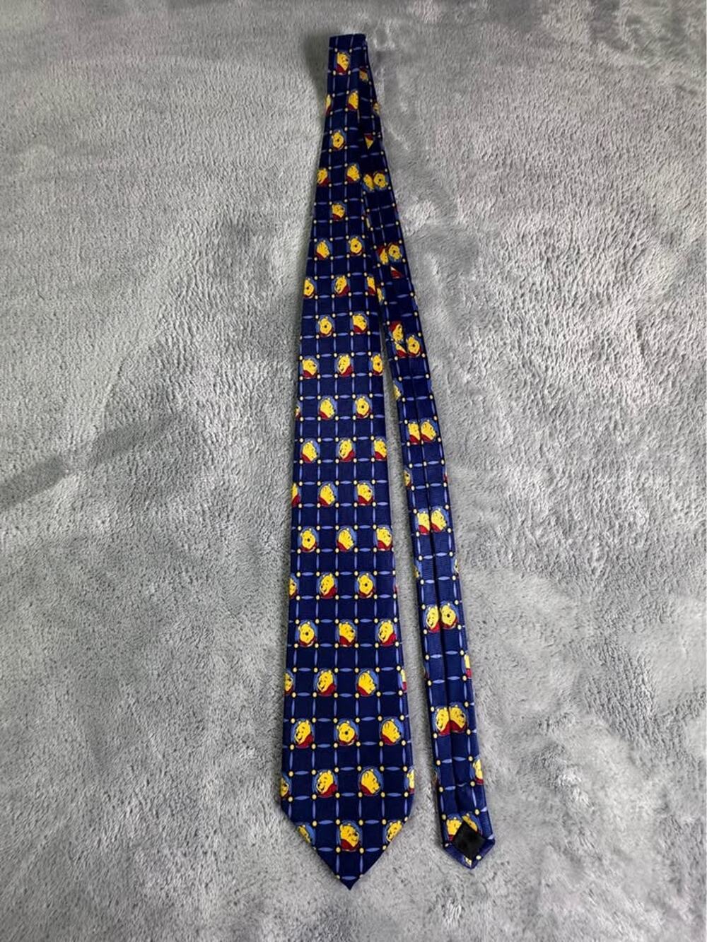 Disney Pooh Winnie the Pooh Blue Necktie